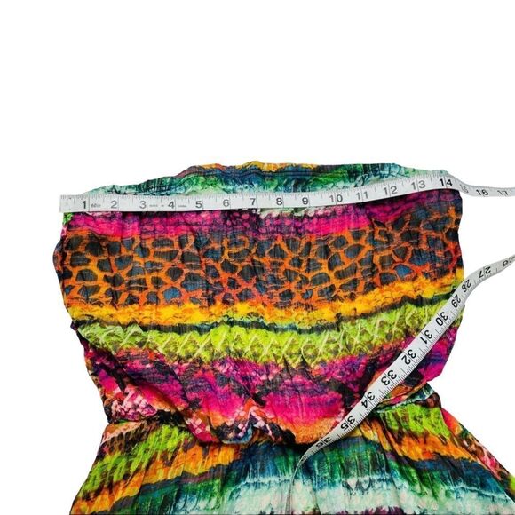 10/$25🦋 Marquis Multicolor Hi-Lo Tube Dress - Size Large - Picture 10 of 14